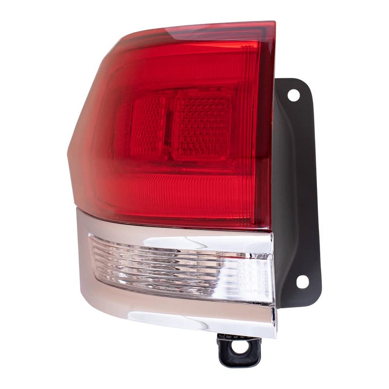 Brock Tail Light for 2014-2021 Grand Cherokee Chrome Body Mount w/o Platinum Insert for 2022 Grand Cherokee WK 68110017AG Left CH2804106 - Image 2